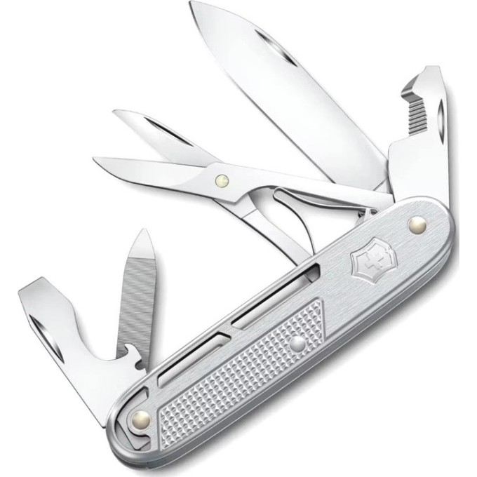 Нож перочинный Victorinox Evoke Alox () 4функц. серебристый подар.коробка 0.9411.D26